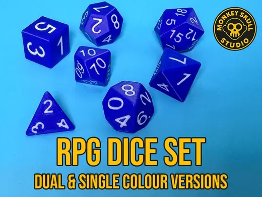 RPG Dice Set - 4 Variants (AMS Optional)