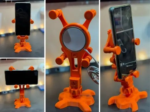 Adjustable MagSafe 3D‑Printed Phone Stand - Selfie