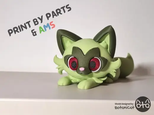 Sprigatito (Pokemon) - AMS & Print by Parts