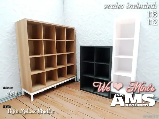 WLM - Ikea Kallax Inspired Shelfs