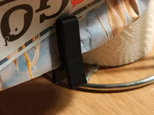 Small bag clip tight fit