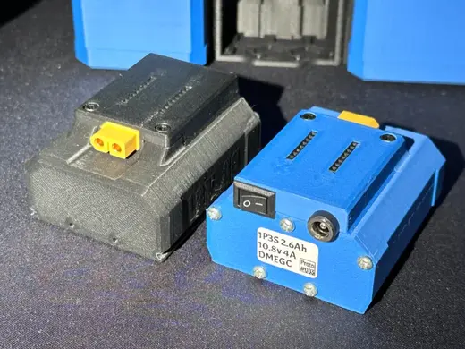 DIY XT60 18650 battery pack (1P3S Variant)