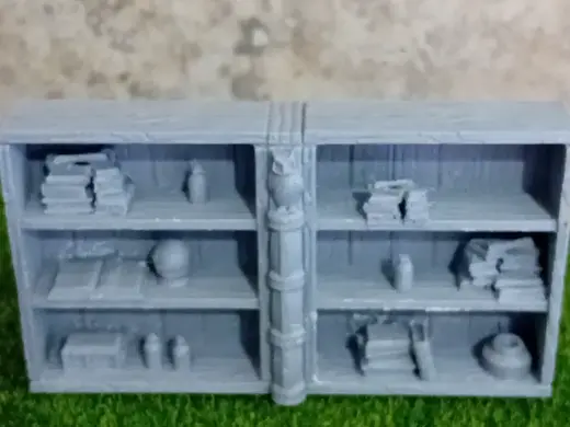 dnd bookshelf- Modular bookshelf terrain-45mm