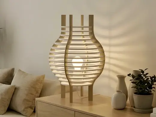 Minimalist Table Lamp | Japandi E14 Ambient Light