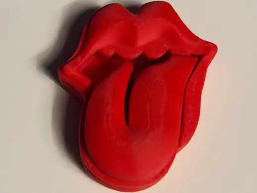 Rolling Stones Tongue Logo – No Support Print