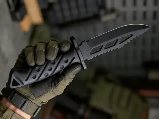 Abyss Echo Cobalt Void Serrated Dagger
