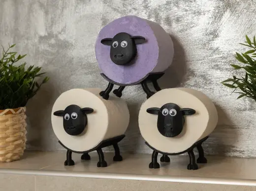 Sheeptastic! Toilet Paper Sheep Holder - FITS ALL!