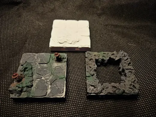 Gloomspore Caverns floor set 2 (hole, mushroom)