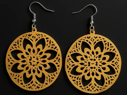 Earrings - 003 - Easy Print