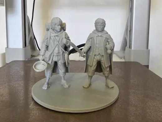 Frodo and Sam - Journey to Mount Doom