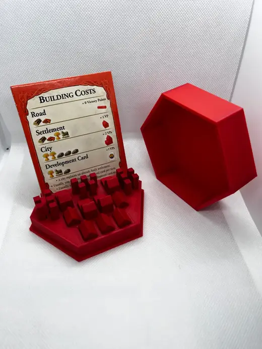 Catan Game Piece Storage Box
