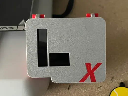 Anycubic Kobra X Screen Protector with Status
