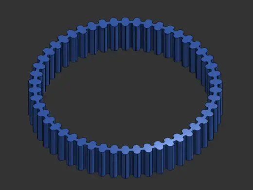 HTD-5M Double Sided 15mm Wide Timing Belts