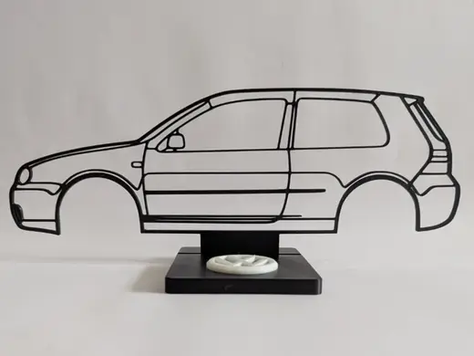 Volkswagen Golf MK4 silhouette