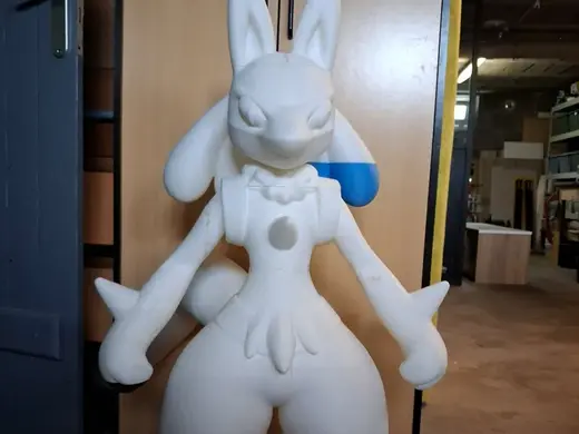 Life Size Pokémon Lucario Aura Warrior Edition