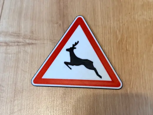 Panneau de signalisation de danger A15b
