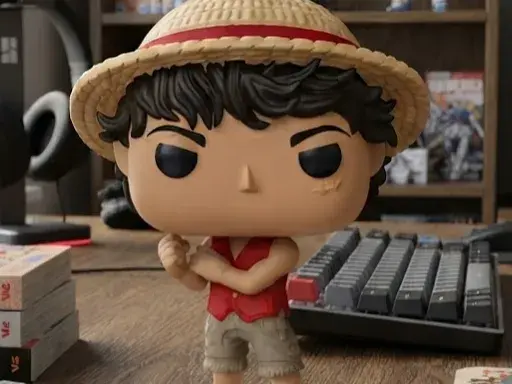 Luffy (One Piece) - Funko Pop Monochrome (NO AMS)