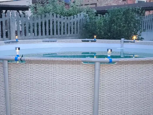 Solar Light Holder for Bestway Power Steel Pool