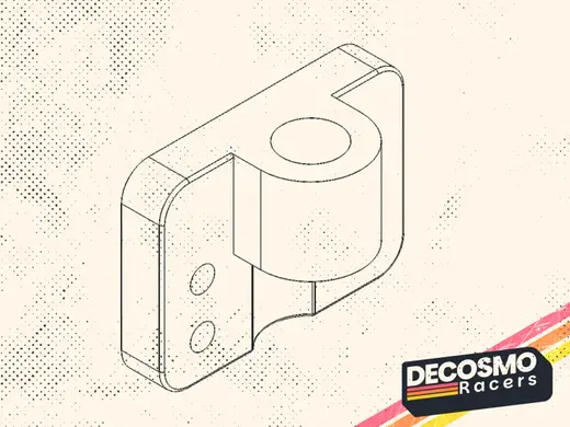Rear body mount - Ni... (BM-NB-RBS_NINCO_91208-V1)