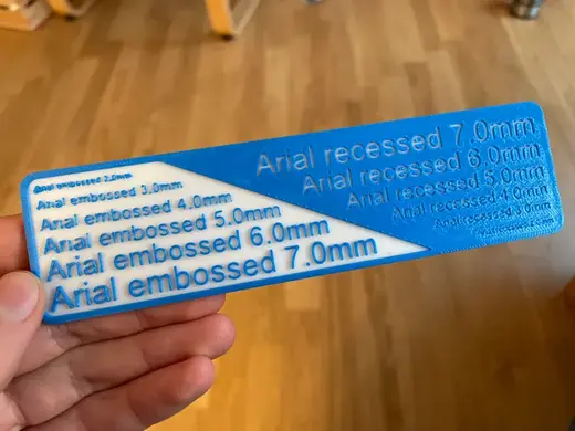 Text Size Guide/Tester
