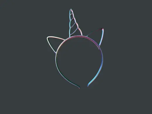 Diadema de unicornio(hecha con Ia )