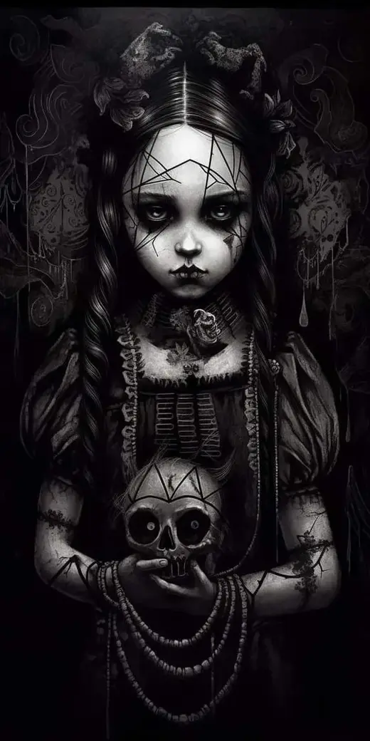 HUEFORGE Creepy Wednesday Black and White