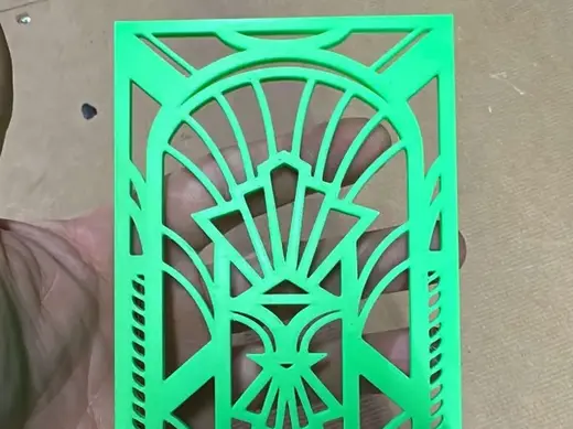Great Gatsby Stencil Card