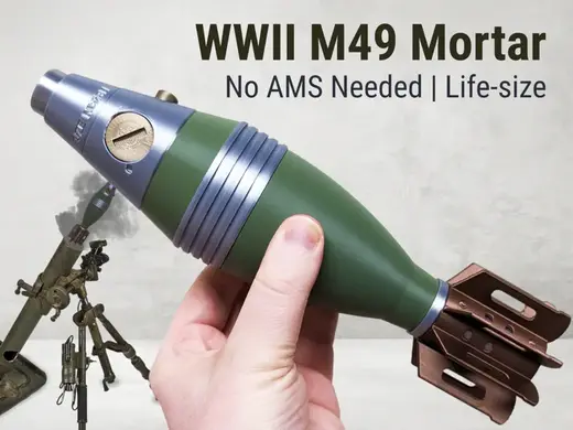 WW2 M49 Mortar | Life-size | Seconds to Assemble
