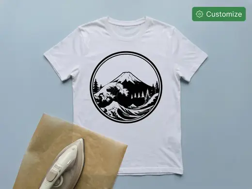 3D Iron-On Image Customizer | Picture on T-Shirt