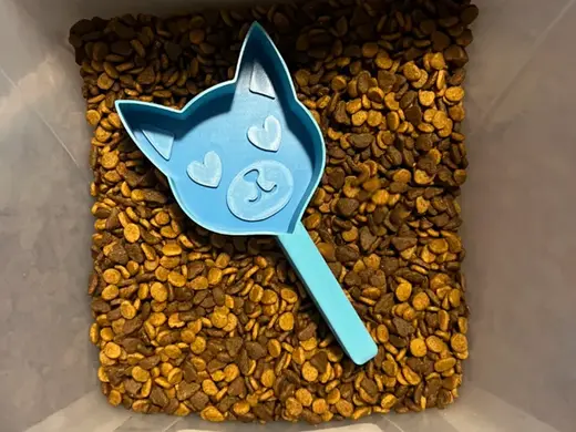 Pet Food Scoop Cat Heart Eyes