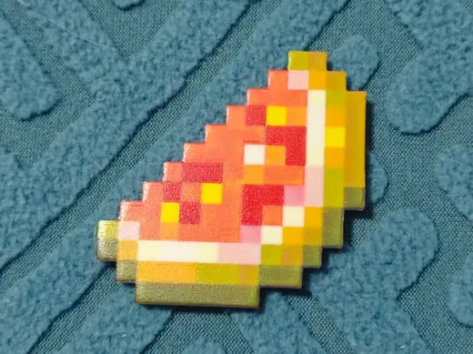 【四色打印】Minecraft Glistering_Melon_Slice 金西瓜片
