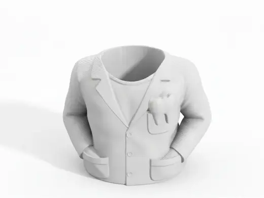 Dentist Pen Holder Man Dental Office Desk