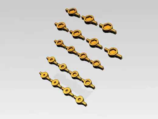 6mm-24mm螺母手动扳手 套筒扳手