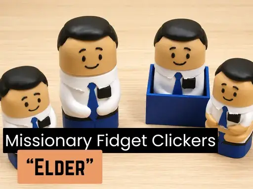 Latter-Day Saint Missionary (Male) Fidget Clicker