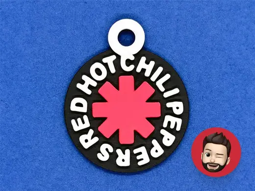 Bands Red Hot Chili Peppers keychain