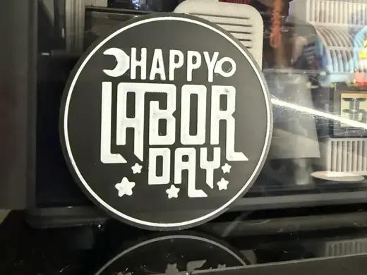 HAPPY LABOR DAY - COASTER