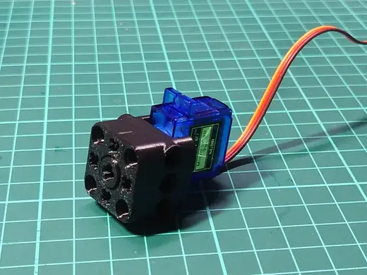 Servo SG90 to Technic adaptor for brick models