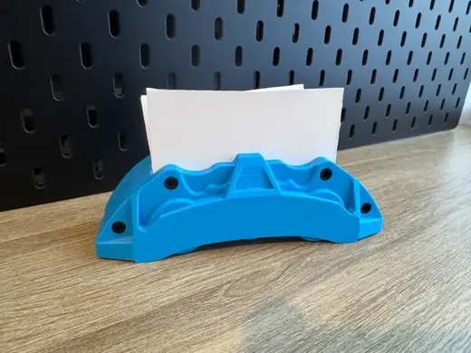 Brembo caliper business card holder