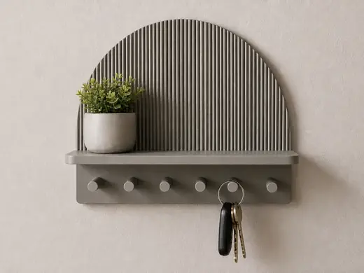 ArchLine Wall Shelf & Key Holder