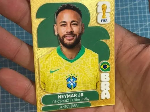 Figurita Neymar Panini mundial 2026
