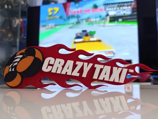 Crazy Taxi display sign