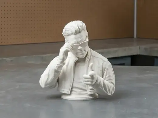 Karl Urban Johnny Cage Bust 3D Print Model 19