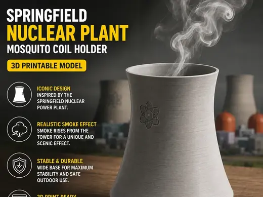 Springfield Nuclear Mosquito Coil Holder – Simpson