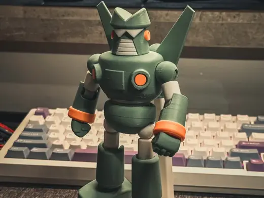 可动蜡笔小新钢达姆机器人钢弹勇士Kantamu・robo