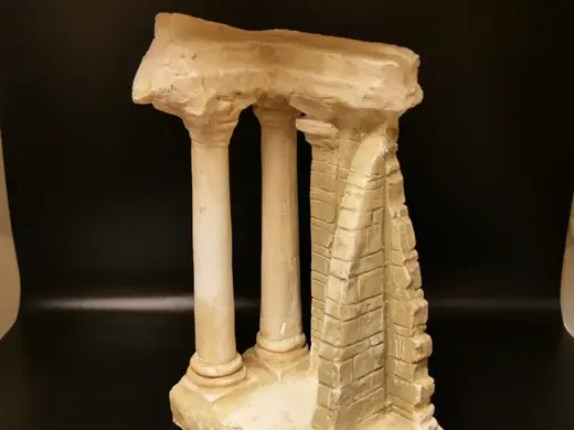 Diorama - griechische Ruine Tempel
