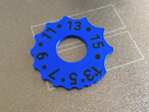 Fillet radius gauge 1-16mm (no AMS needed)