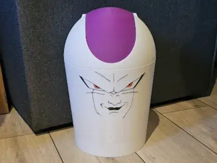 Frieza Frezer Friza bin Dragon Ball trash can