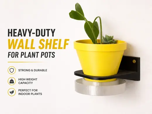 Heavy-Duty Wall Mount Rack for Planters