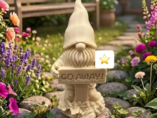 Rude Dwarf / Gnome - Go Away!