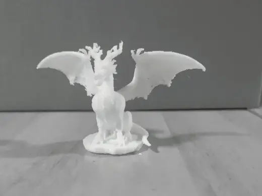DND 28mm base simple print dragon